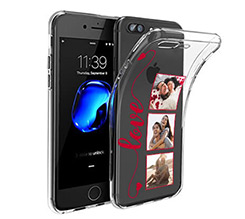 Cover Trasparente iPhone 8 Plus Frame Love