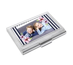 Porta Biglietti da Visita Blue bands