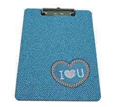 Portablocco A4 masonite Love jeans