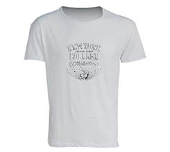 T-shirt cotone fiammato uomo College