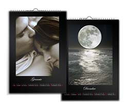 Horizontal Black Calendari Multipagina A4