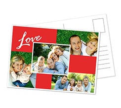 Cartolina Red collage