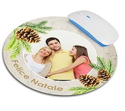 Tappetino mouse tondo Pine cone