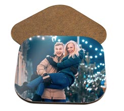 Sottobicchiere quadrato in legno