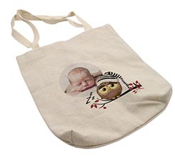 Shopper in Juta Gufo dormiglione 34x36,5