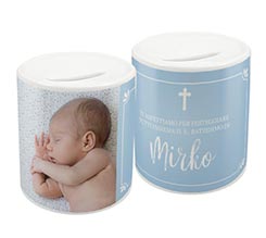 Salvadanaio Baptism him