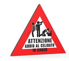 Triolo in kapafix Addio al celibato