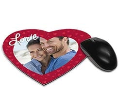 Tappetino mouse cuore Red love
