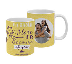 Tazza panoramica Because of you