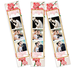 segnalibro matrimonio orchidee