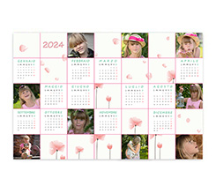 Calendario poster Flowers