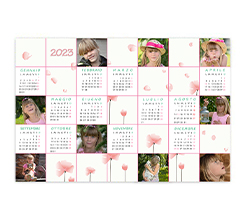 Calendario poster Flowers