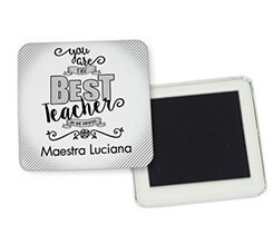 Magnete quadrato frigo Teacher