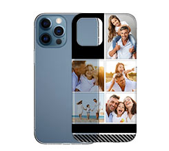 Cover trasparente iPhone 12 Pro collage 5 riquadri
