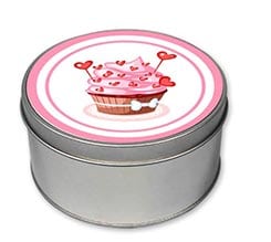 Scatole di Latta Tonda Cake