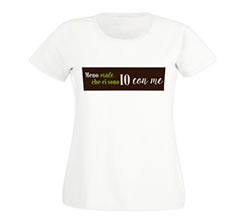 T-shirt donna in cotone Io con me