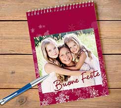 Block Notes A4 Spirale Buone feste