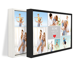 Tela americana rettangolare con grafica Home e 7 riquadri