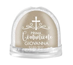 Palla di neve Elegant Communion