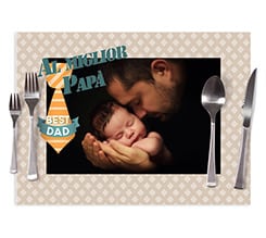 Tovaglietta in tessuto Best dad