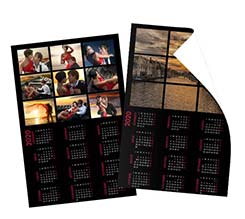 Calendario poster Basic Black