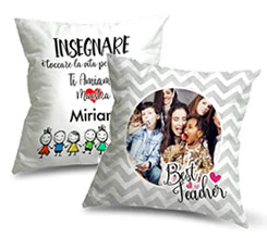 Cuscino in Tessuto Scamosciato