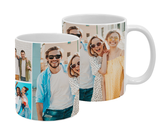 Tazza grafica collage