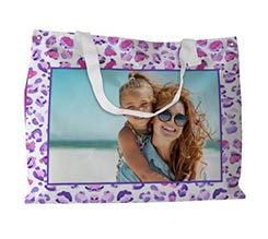 Borsa da spiaggia Maculato rosa