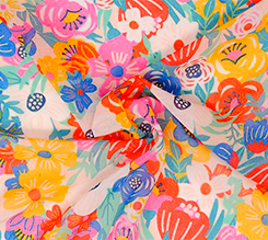 sciarpa in chiffon personalizzata