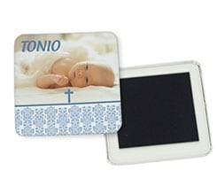 Magnete quadrato frigo Blue cross