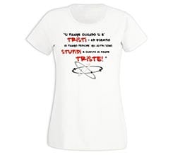 T-shirt donna in cotone Stupidi e tristi