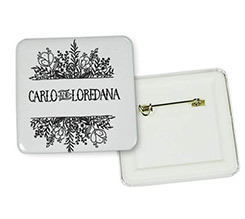 Spilla quadrata Elegant wedding