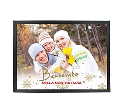 Zerbino in gomma 60x40 White Christmas