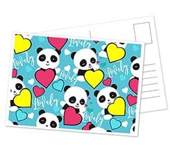 Cartolina Lovely panda