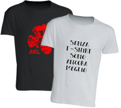 T-shirt cotone fiammato uomo