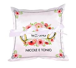 Cuscino portafedi Fiori d'arancio