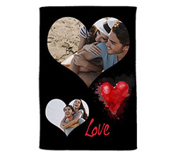Coperta 100x150 Black love