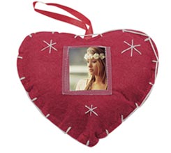 Decorazione in Feltro Cuore