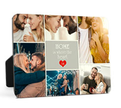 Cornice fotografica 25x20 Home is heart