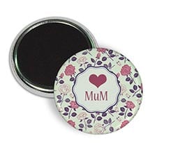 Magnete da frigo rotondo Texture di rose