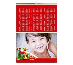 Calendario A3 pagina singola Christmas gift