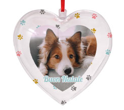 Cuore di Natale con grafica  Buon Natale Zampette