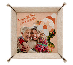 Grafica Buon Natale a te e famiglia con foto