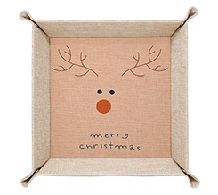 Svuotatasche in juta con foto personalizzato con Grafica Renna