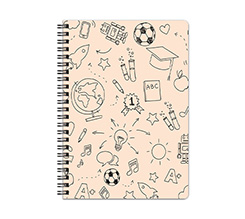Quaderno A5 con copertina personalizzata con grafica Disegni a matita