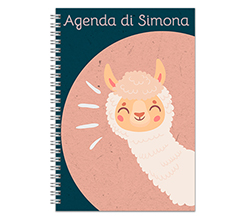 Agenda con nome, grafica Lama