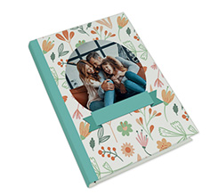 Taccuino personalizzato con grafica fiorellini colorati
