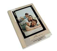 Taccuino personalizzato con grafica effetto pellicola