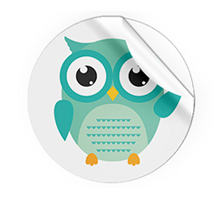 Dolci gufetti per i tuoi stickers