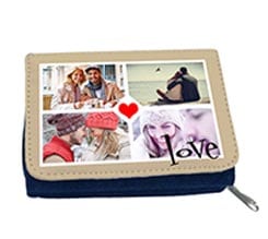 Portafoglio jeans Four for love